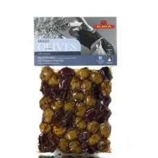 ILIDA ОЛИВКИ MIX GREEN&KALAMATA OREGANO 250ГР